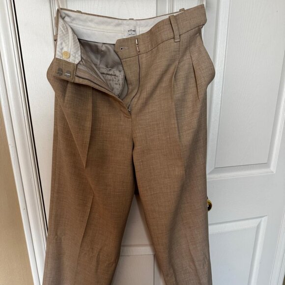 Aritzia Effortless Pant - Heathered Oakwood, Size 4 - Picture 4 of 11